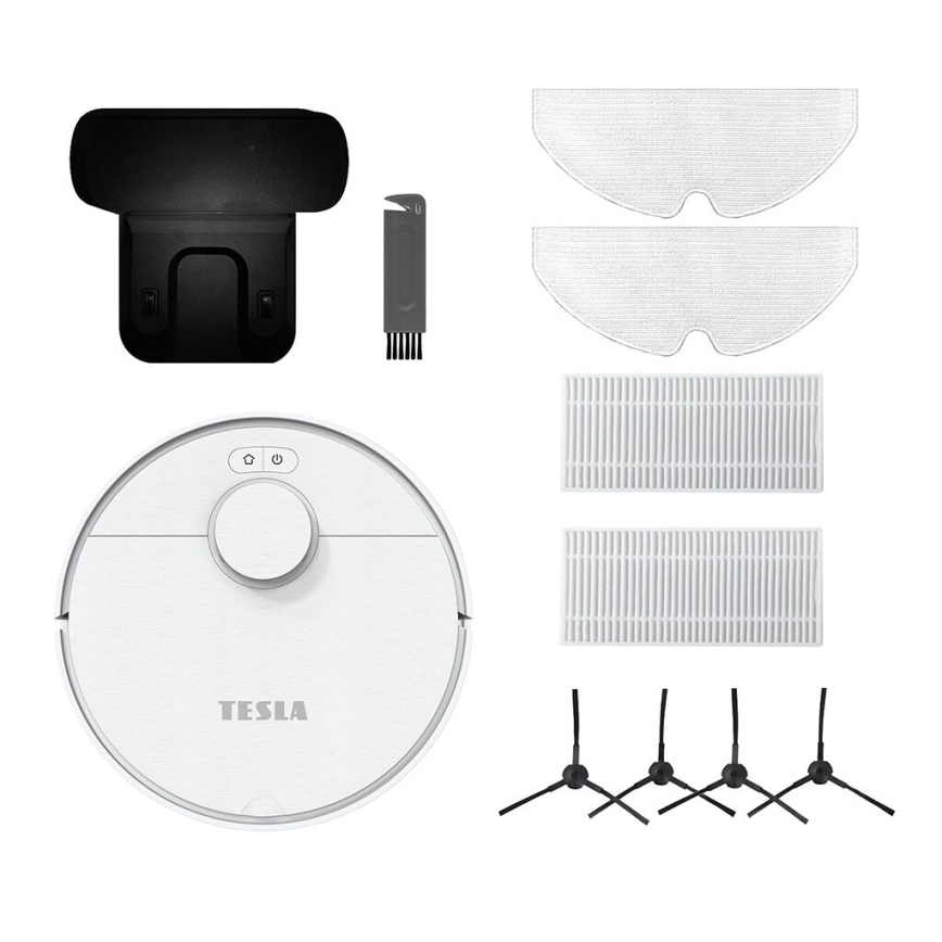 TESLA Electronics RoboStar - Smart robotic vacuum cleaner 2in1 2550 mAh Wi-Fi white