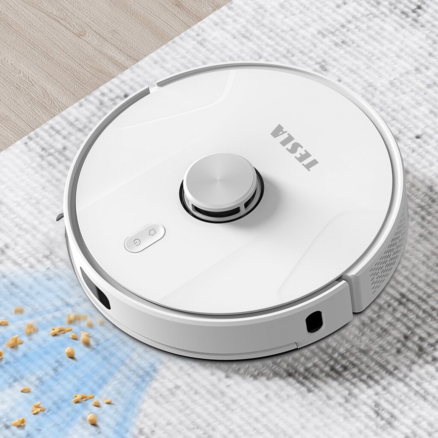 TESLA Electronics RoboStar - Smart robotic vacuum cleaner 2in1 2600 mAh Wi-Fi white