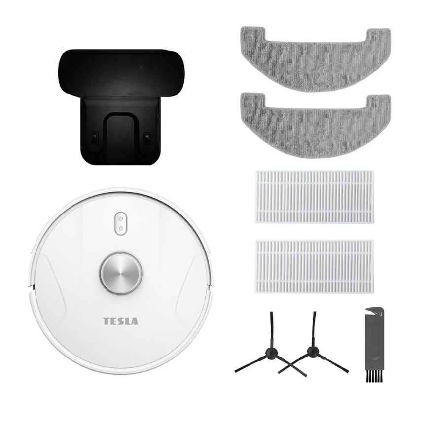 TESLA Electronics RoboStar - Smart robotic vacuum cleaner 2in1 2600 mAh Wi-Fi white