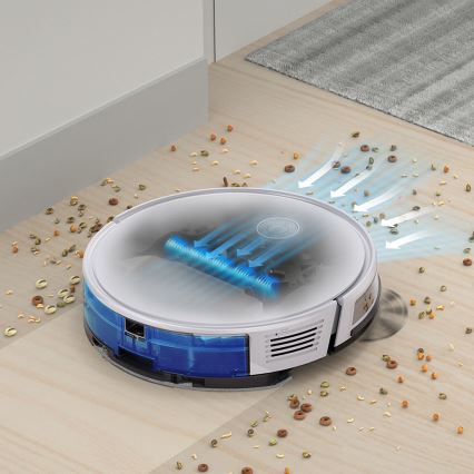 TESLA Electronics RoboStar - Smart robotic vacuum cleaner 2in1 2600 mAh Wi-Fi white + remote control