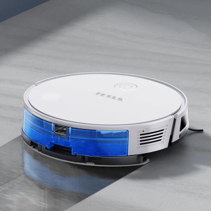 TESLA Electronics RoboStar - Smart robotic vacuum cleaner 2in1 2600 mAh Wi-Fi white + remote control