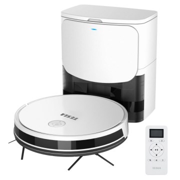 TESLA Electronics RoboStar - Smart robotic vacuum cleaner 2in1 2600 mAh Wi-Fi white + remote control