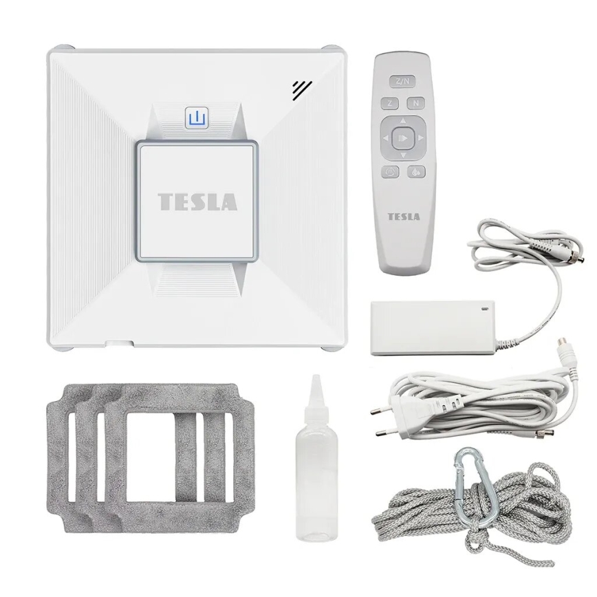 TESLA Electronics RoboStar - Smart window cleaner with water sprayer 72W/230V/650 mAh Wi-Fi + remote control