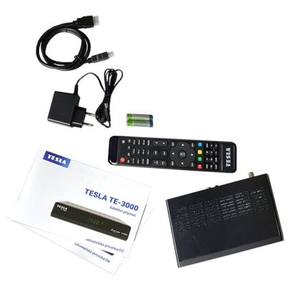 TESLA Electronics - Satellite receiver 2xAAA + remote control
