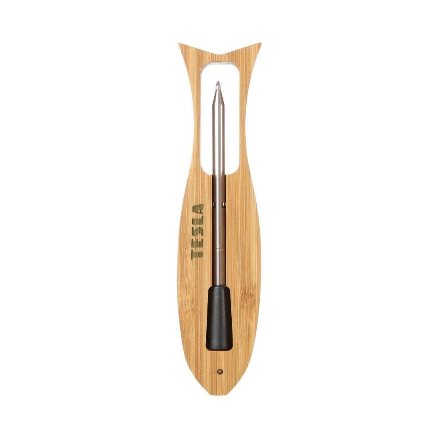 TESLA Electronics - Smart meat thermometer with a charging stand 0-300 °C 5V IP67