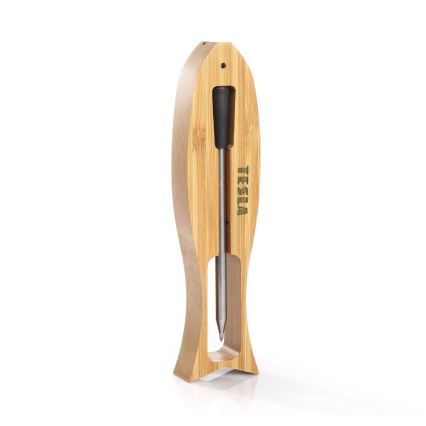 TESLA Electronics - Smart meat thermometer with a charging stand 0-300 °C 5V IP67