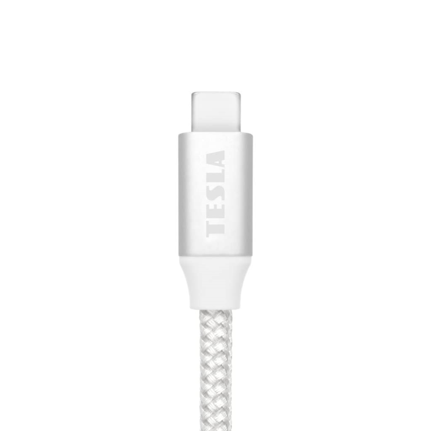 TESLA Electronics - USB cable USB-C 3.2 connector Power Delivery 1m 100W white
