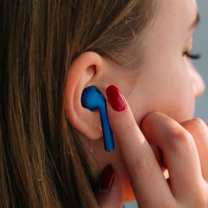 TESLA Electronics - Wireless earphones blue
