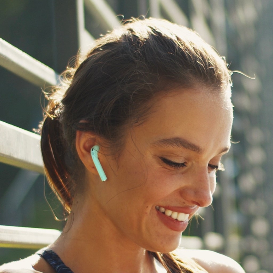 TESLA Electronics - Wireless earphones turquoise