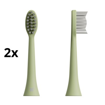 TESLA Smart - SET 2x Replacement head for sonic toothbrush TS200 green
