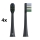 TESLA Smart - SET 4x Replacement head for sonic toothbrush TS400 black