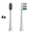 TESLA Smart - SET 4x Replacement head for sonic toothbrush TS400 white