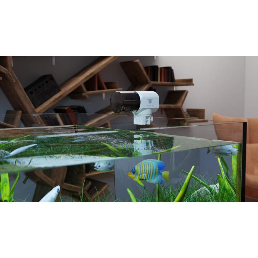 TESLA Smart - Smart automatic fish feeder 200 ml 5V Wi-Fi
