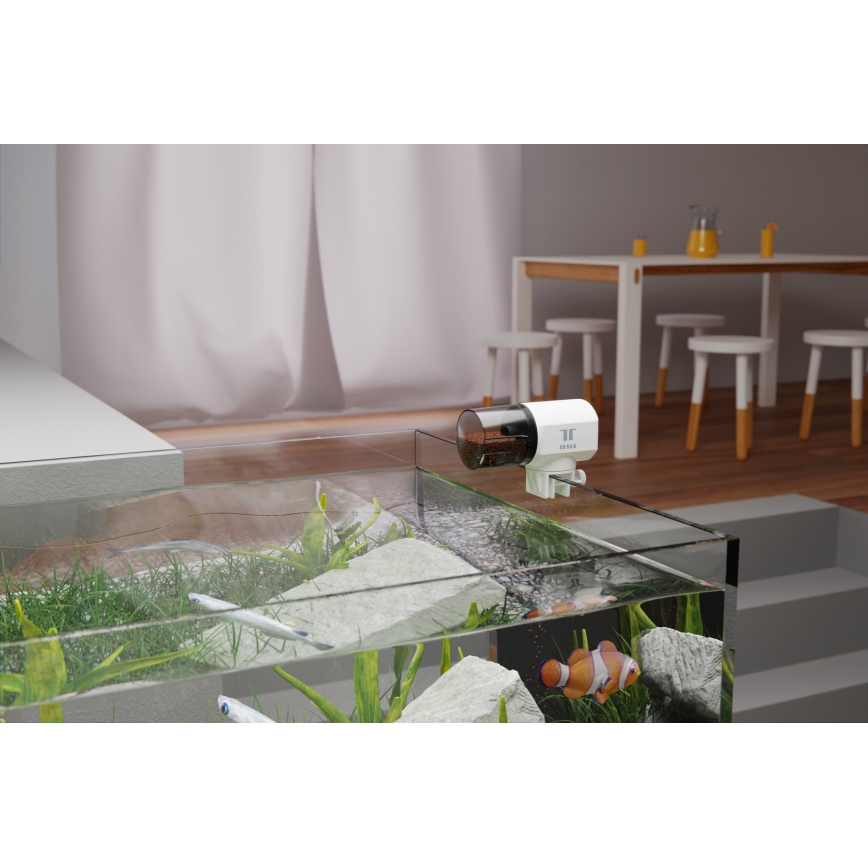TESLA Smart - Smart automatic fish feeder 200 ml 5V Wi-Fi