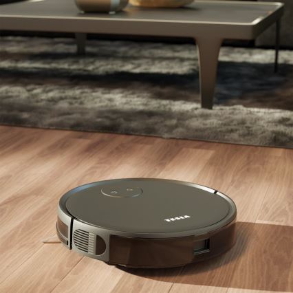 TESLA Smart - Smart robotic vacuum cleaner 2in1 2000 mAh Wi-Fi black + remote control