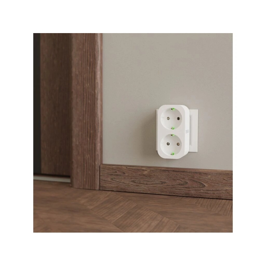 TESLA Smart - Smart socket splitter 2x16A/230V Type F Wi-Fi Tuya