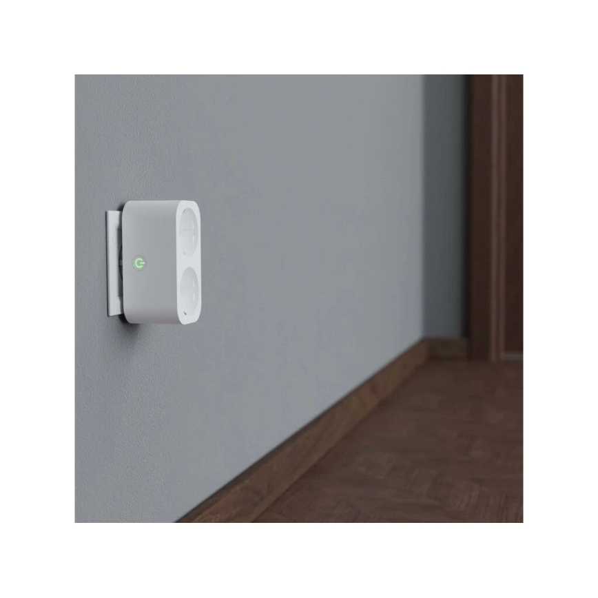 TESLA Smart - Smart socket splitter 2x16A/230V Type F Wi-Fi Tuya