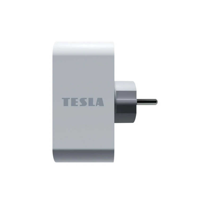 TESLA Smart - Smart socket splitter 2x16A/230V Type F Wi-Fi Tuya