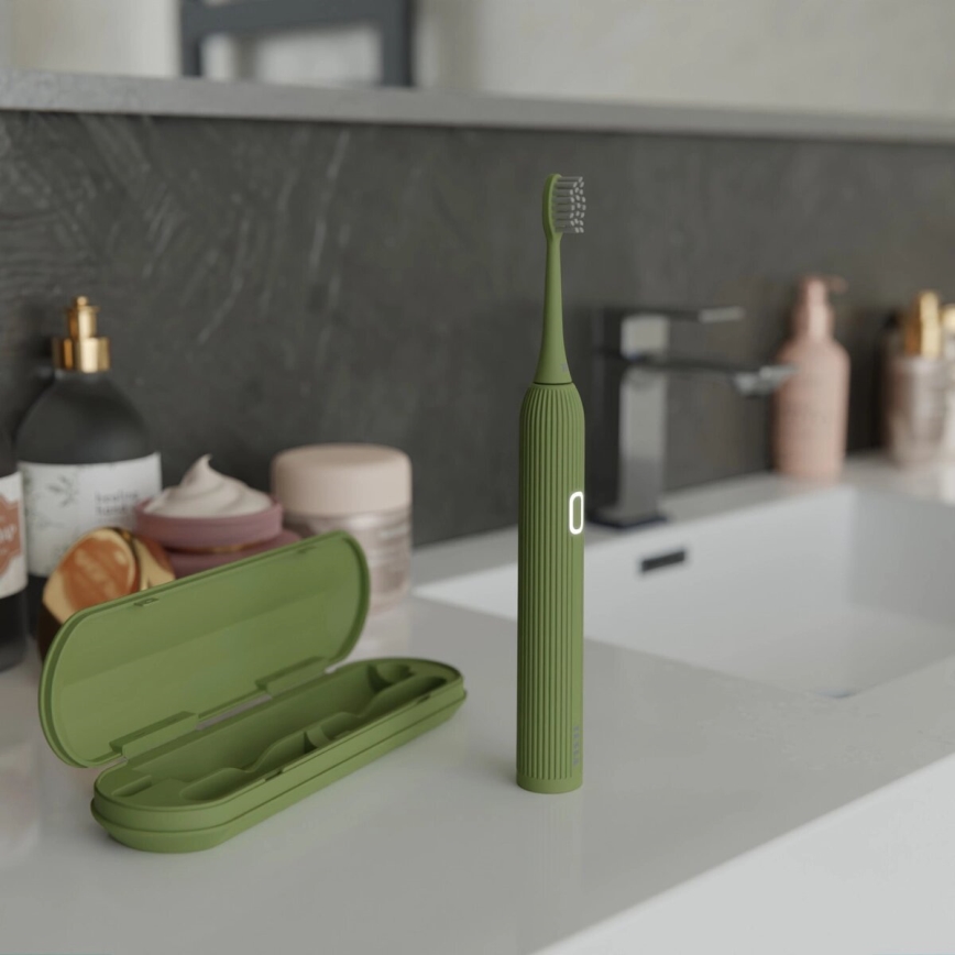 TESLA Smart - Smart sonic toothbrush TS200 DELUXE green