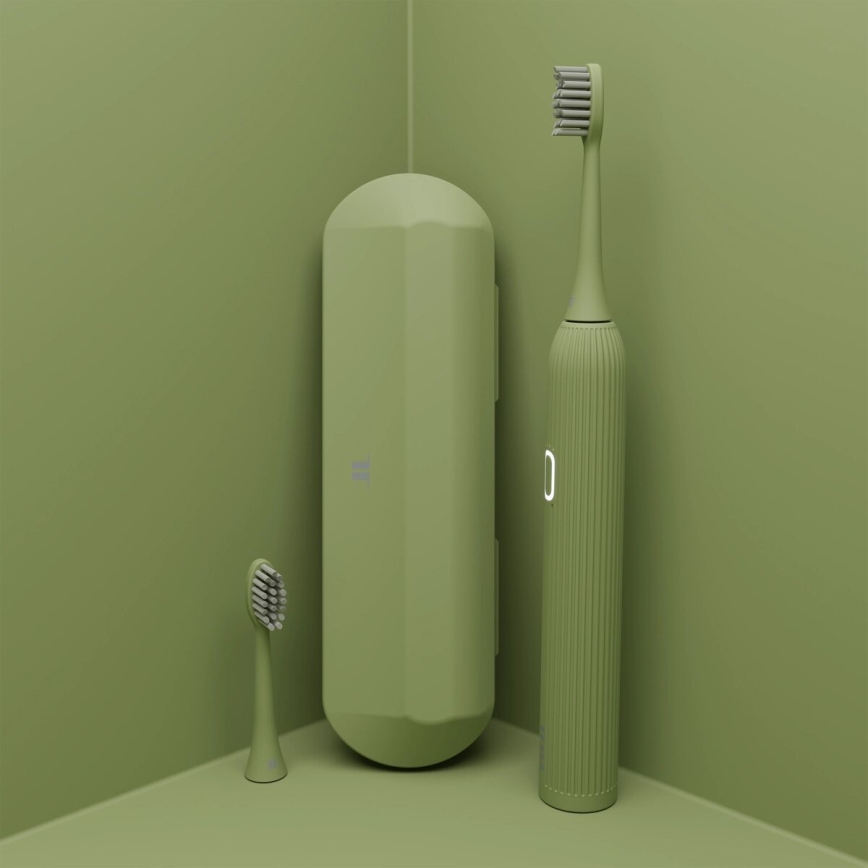 TESLA Smart - Smart sonic toothbrush TS200 DELUXE green