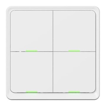 TESLA Smart - Smart wireless home switch 4P 1xCR2430 ZigBee