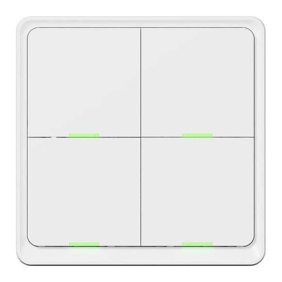 TESLA Smart - Smart wireless home switch 4P 1xCR2430 ZigBee