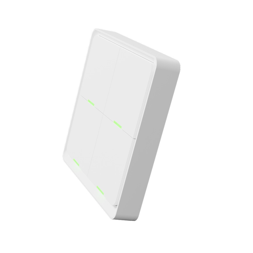 TESLA Smart - Smart wireless home switch 4P 1xCR2430 ZigBee