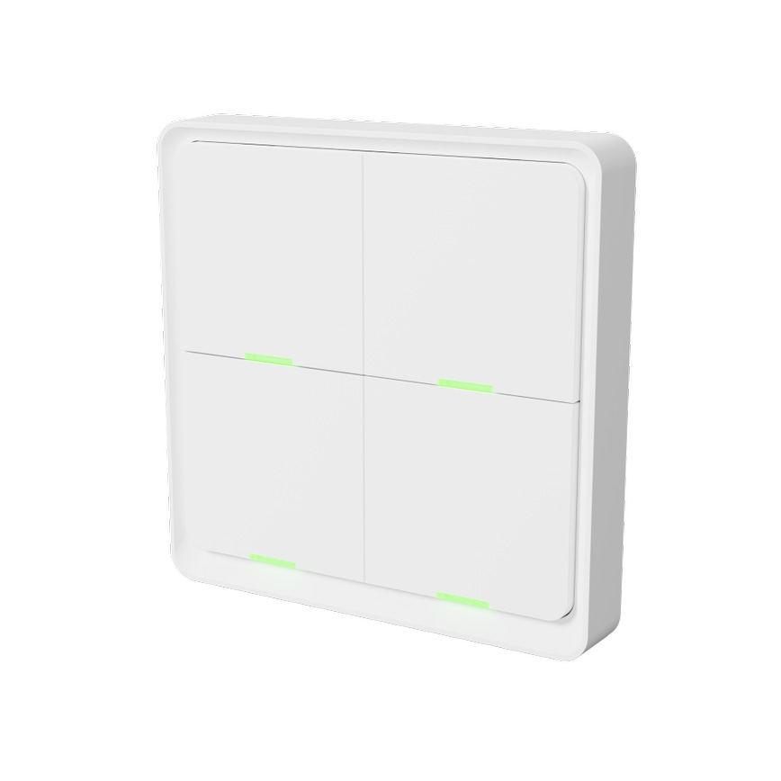 TESLA Smart - Smart wireless home switch 4P 1xCR2430 ZigBee
