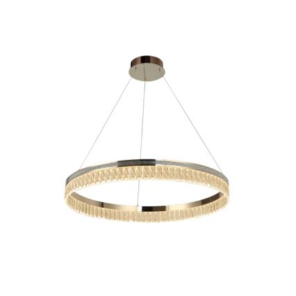 Dimmable LED Crystal Chandelier Suspended on Cable THALIA LED/55W/230V 3000-6000K Ø 80 cm + Remote Control