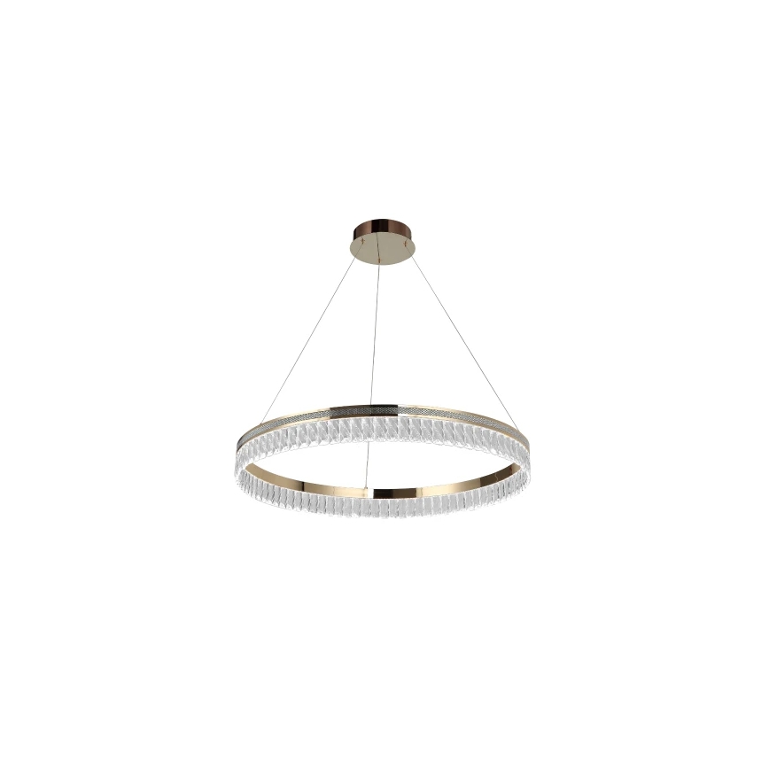 Dimmable LED Crystal Chandelier Suspended on Cable THALIA LED/55W/230V 3000-6000K Ø 80 cm + Remote Control