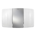 theben - LED Wall Floodlight 2xLED/10W/230V silver IP55