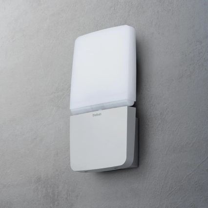 theben - Wall-mounted LED Floodlight, 11W, 230V, Silver, IP55