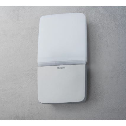 theben - Wall-mounted LED Floodlight, 11W, 230V, Silver, IP55