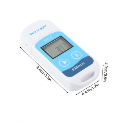 Thermometer with recording USB IP67