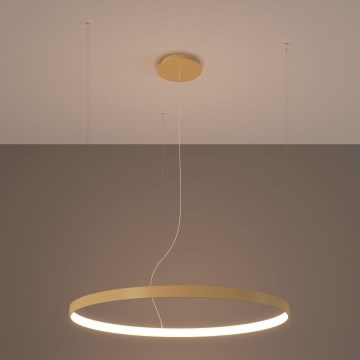 Thoro TH.174 - LED Chandelier on a string RIO LED/50W/230V CRI 90 3000K d. 78 cm gold