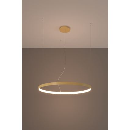 Thoro TH.174 - LED Chandelier on a string RIO LED/50W/230V CRI 90 3000K d. 78 cm gold