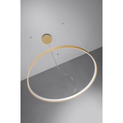 Thoro TH.174 - LED Chandelier on a string RIO LED/50W/230V CRI 90 3000K d. 78 cm gold