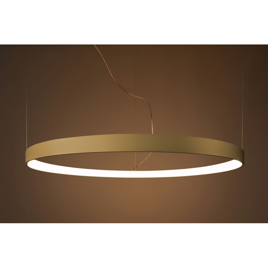 Thoro TH.174 - LED Chandelier on a string RIO LED/50W/230V CRI 90 3000K d. 78 cm gold