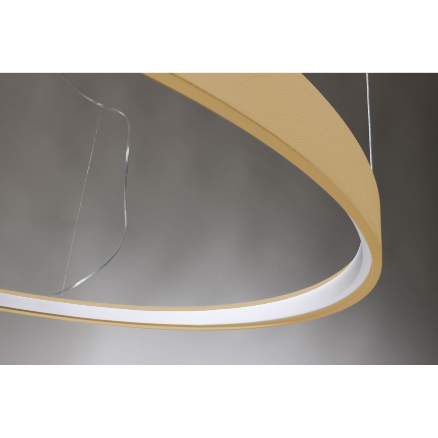 Thoro TH.174 - LED Chandelier on a string RIO LED/50W/230V CRI 90 3000K d. 78 cm gold