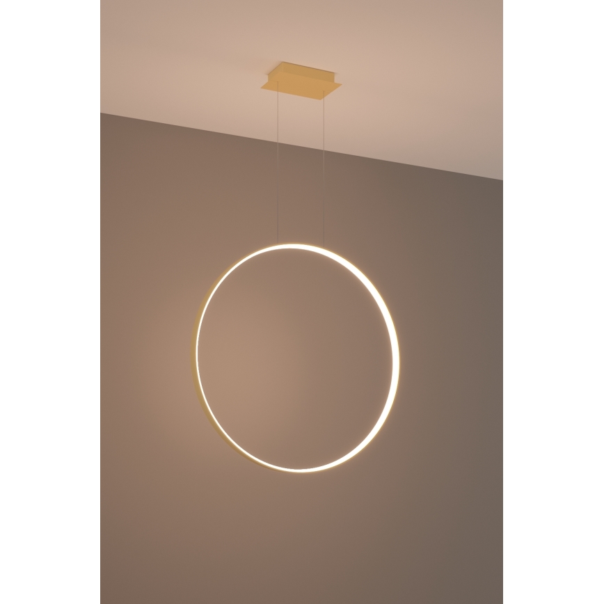 Thoro TH.175 - LED Chandelier on a string RIO LED/50W/230V CRI 90 3000K d. 78 cm gold