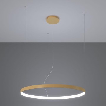 Thoro TH.181 - LED  Chandelier on a string RIO LED /50W/230V CRI 95 4000K d. 78 cm gold