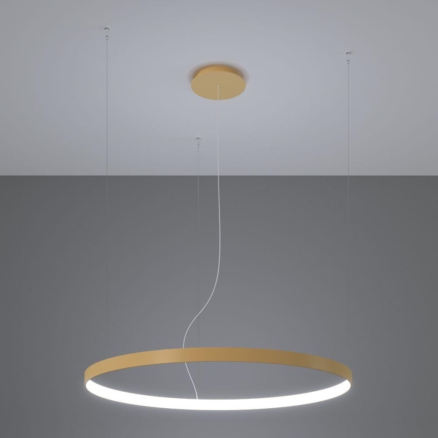 Thoro TH.181 - LED  Chandelier on a string RIO LED /50W/230V CRI 95 4000K d. 78 cm gold