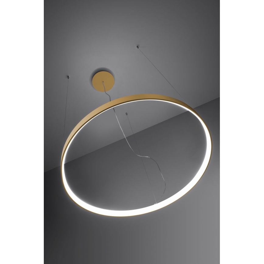 Thoro TH.181 - LED  Chandelier on a string RIO LED /50W/230V CRI 95 4000K d. 78 cm gold
