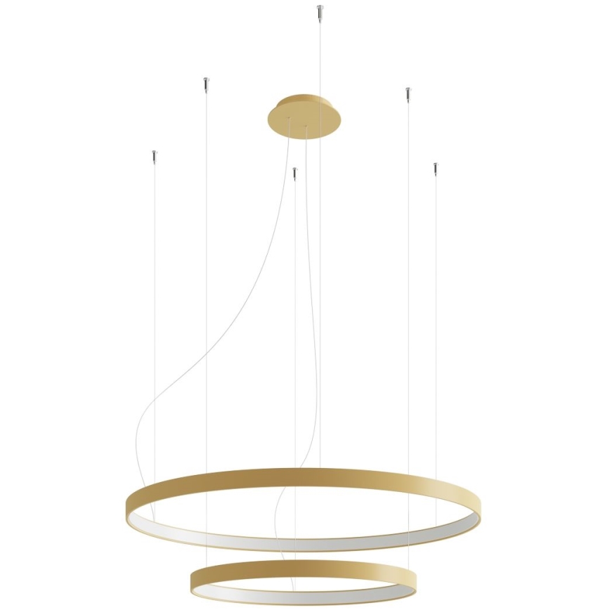 Thoro TH.214 - LED Chandelier on a string RIO LED/80W/230V CRI 90 3000K gold