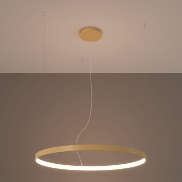 Thoro TH.216 - LED Chandelier on a string RIO LED/30W/230V CRI 90 3000K d. 55 cm gold