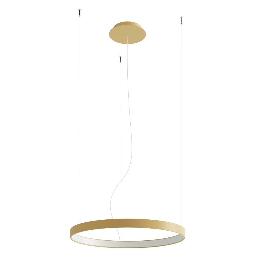 Thoro TH.217 - LED Chandelier on a string RIO LED/30W/230V CRI 95 4000K d. 55 cm gold