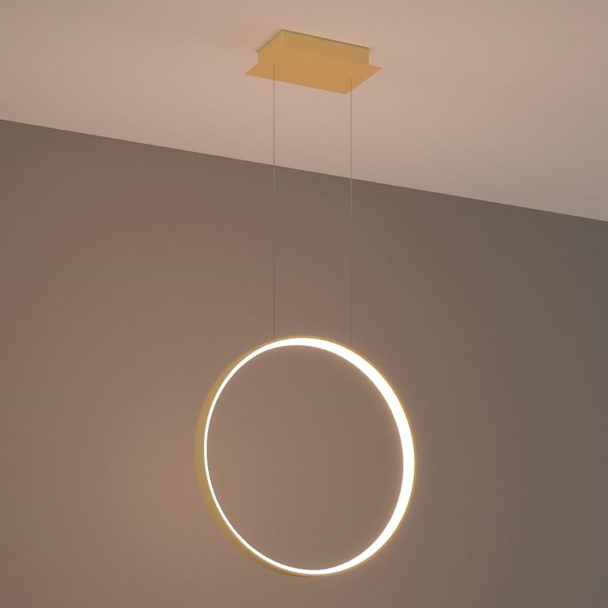 Thoro TH.220 - LED Chandelier on a string RIO LED/30W/230V CRI 90 3000K d. 55 cm gold