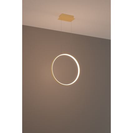 Thoro TH.220 - LED Chandelier on a string RIO LED/30W/230V CRI 90 3000K d. 55 cm gold