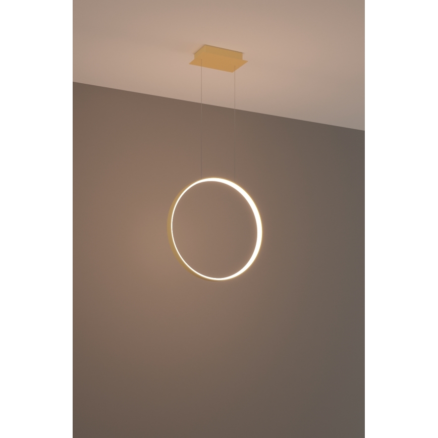 Thoro TH.220 - LED Chandelier on a string RIO LED/30W/230V CRI 90 3000K d. 55 cm gold
