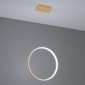 Thoro TH.221 - LED Chandelier on a string RIO LED/30W/230V CRI 95 4000K d. 55 cm gold